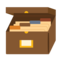 Card File Box emoji on Google